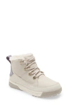 The North Face Sierra Waterproof Lace-up Bootie In Garden White/ Silver Grey