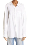 R13 OVERSIZE OXFORD BUTTON-UP SHIRT,R13W7469-001