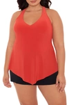 Magicsuitr Taylor Tankini Top In Coral Sands