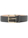 Shop Thom Browne 4-bar Stripe Belt In 灰色
