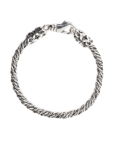 Emanuele Bicocchi Rope-chain Bracelet In 银色