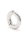 Emanuele Bicocchi Silver Polished Ear Cuff In 银色