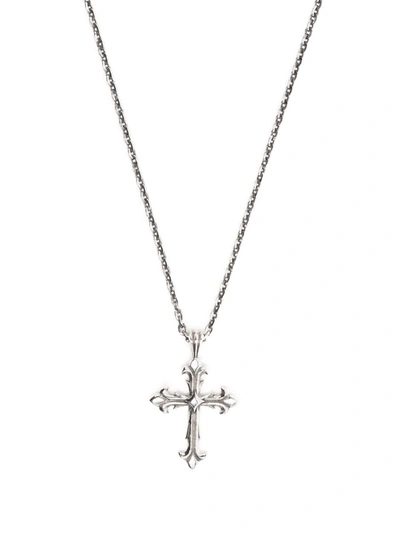 Emanuele Bicocchi Cross Pendant Necklace In 银色