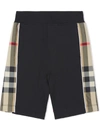 BURBERRY CHECK-PANEL SHORTS