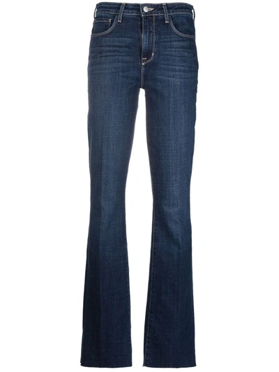 L Agence Selma High-rise Sleek Baby Boot Jeans In Blue