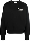 Alexander Mcqueen Black Embroidered Graffiti Sweatshirt In 黑色