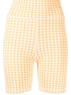 THE UPSIDE GINGHAM SPIN SHORTS