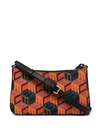 Mcm Mini Cubic-monogram Shoulder Bag In Multicolour