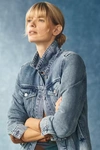 Paige Pacey Denim Jacket In Selah In Blue
