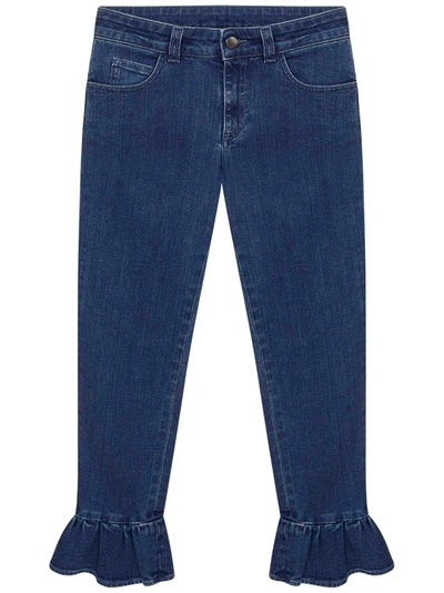 Simonetta Kids' Jeans In Blue