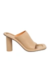 Ambush Cushioned High-heel Mules In Beige