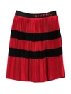 GIVENCHY RED GIRL SKIRT,H13048 M99