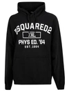 DSQUARED2 LOGO PRINT HOODIE,S71GU0468 S25217900