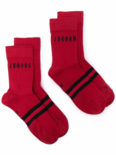 Nike Jordan Legacy Crew Socks In Red