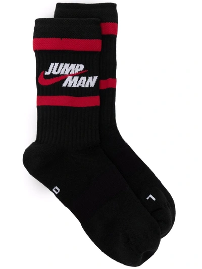 Nike Jordan Legacy Crew Socks In Black