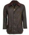Barbour Classic Beaufort Wax Olive Green Jacket In Ol71