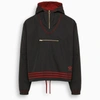 ADIDAS STATEMENT BLACK/RED WALES BONNER HOODIE,HE6624CO-J-ADIST-BLK