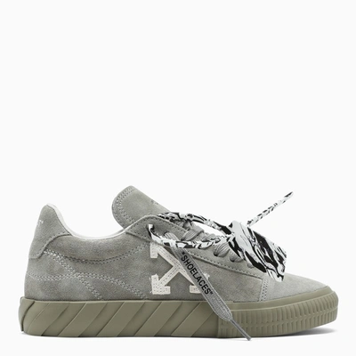 Off-white Beige Suede Vulcanized Trainers