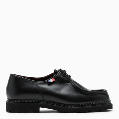 Paraboot Black Leather Derby Shoes