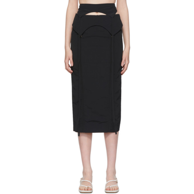 スカート JACQUEMUS Women Mid Skirts 243SK064 2381990 BLACK Mid-length skirt Jacquemus Black size 36 FR in Viscose