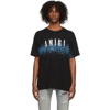 AMIRI BLACK CRYSTAL CORE LOGO PAINTER T-SHIRT