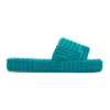 Bottega Veneta Intrecciato Terry-cloth Slides In 4484-blaster