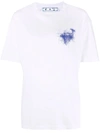Off-white White Scribble Logo-print T-shirt In White