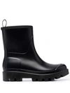 Gia Borghini Giove Wellington Boots In Black