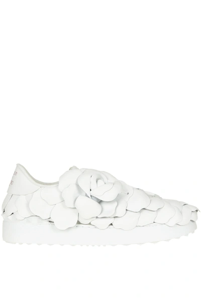 Valentino Garavani Atelier 03 Rose Edition Sneakers In White