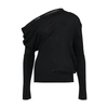 Tom Ford Off-shoulder T-shirt In Black