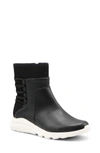 ADRIENNE VITTADINI TABBY PERFORATED STRAP SHAFT SOCK BOOT