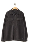 Union Denim Corduroy Shirt Jacket In Tar