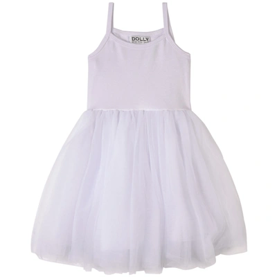 Dolly By Le Petit Tom Kids'  White Vintage Romantic Tutu Dress