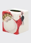 Vietri Old St. Nick Tissue Box