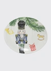 Vietri Nutcrackers Medium Oval Platter