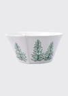 Vietri Lastra Holiday Large Stacking Serving Bowl