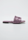 Bottega Veneta The Lido Flat Sandals In Kiwi