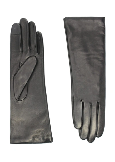 Agnelle Classic Leather Gloves In Cuivre