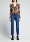 L Agence Sada Cropped Slim Jeans In York