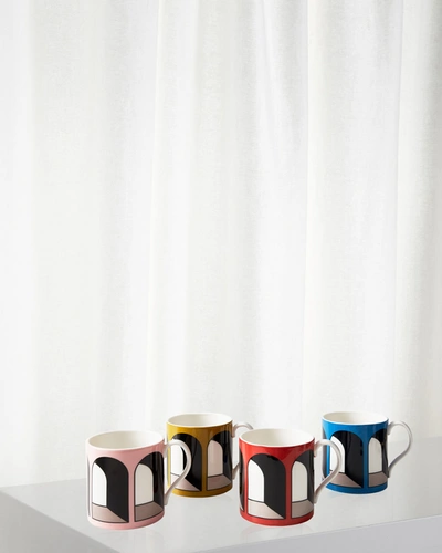 Jonathan Adler Boxed Arcade Mugs, Set Of 4