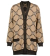 GUCCI INTERLOCKING G REVERSIBLE WOOL CARDIGAN,P00614160