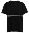 GIVENCHY LACE-TRIMMED COTTON JERSEY T-SHIRT,P00630477