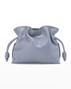 Loewe Flamenco Mini Napa Drawstring Clutch Bag In Atlantic Blue