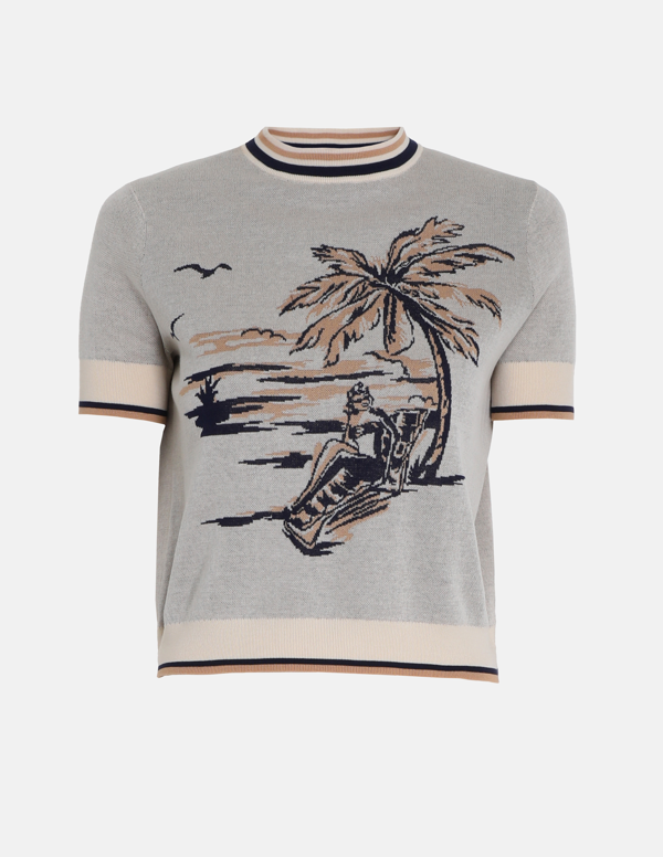 zimmermann tropicana knit tee