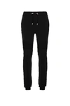 Balmain Logo-print Ribbed-panel Track Pants In Noir & Blanc