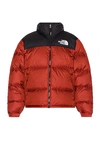 The North Face 1996 Retro Nuptse Padded Jacket In Brick House Red