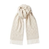 Jimmy Choo Cashmere-wool Belen Scarf In S100 Latte