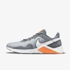 Nike Legend Essential 2 Men's Training Shoes In Wolf Grey,cool Grey,total Orange,white