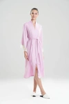 Natori Luxe Shangri-la Tencel&trade; Wrap Robe In Soft Lavender