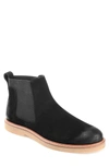 Thomas & Vine Thomas And Vine Cedric Plain Toe Chelsea Boot In Black